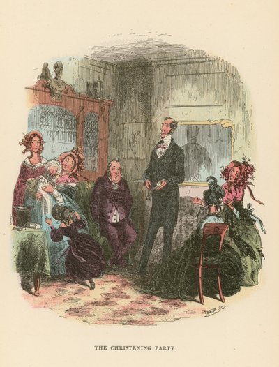 Illustration for Dombey and Son by Hablot Knight Browne